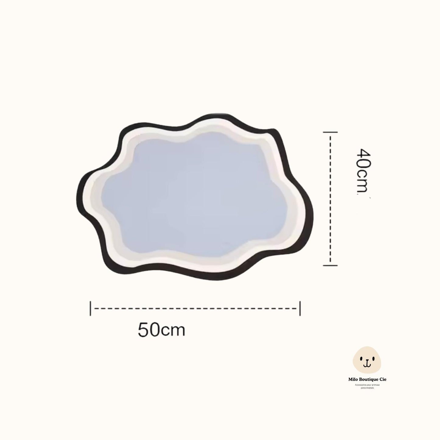 Tapis de Bol de Nourriture pour Animaux Personnalisé – Protection & Propreté