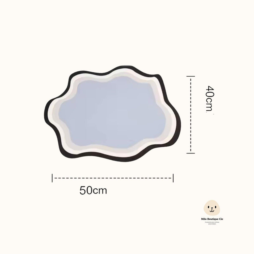 Tapis pour Gamelle Chien et Chat Personnalisable – Anti-Déversement