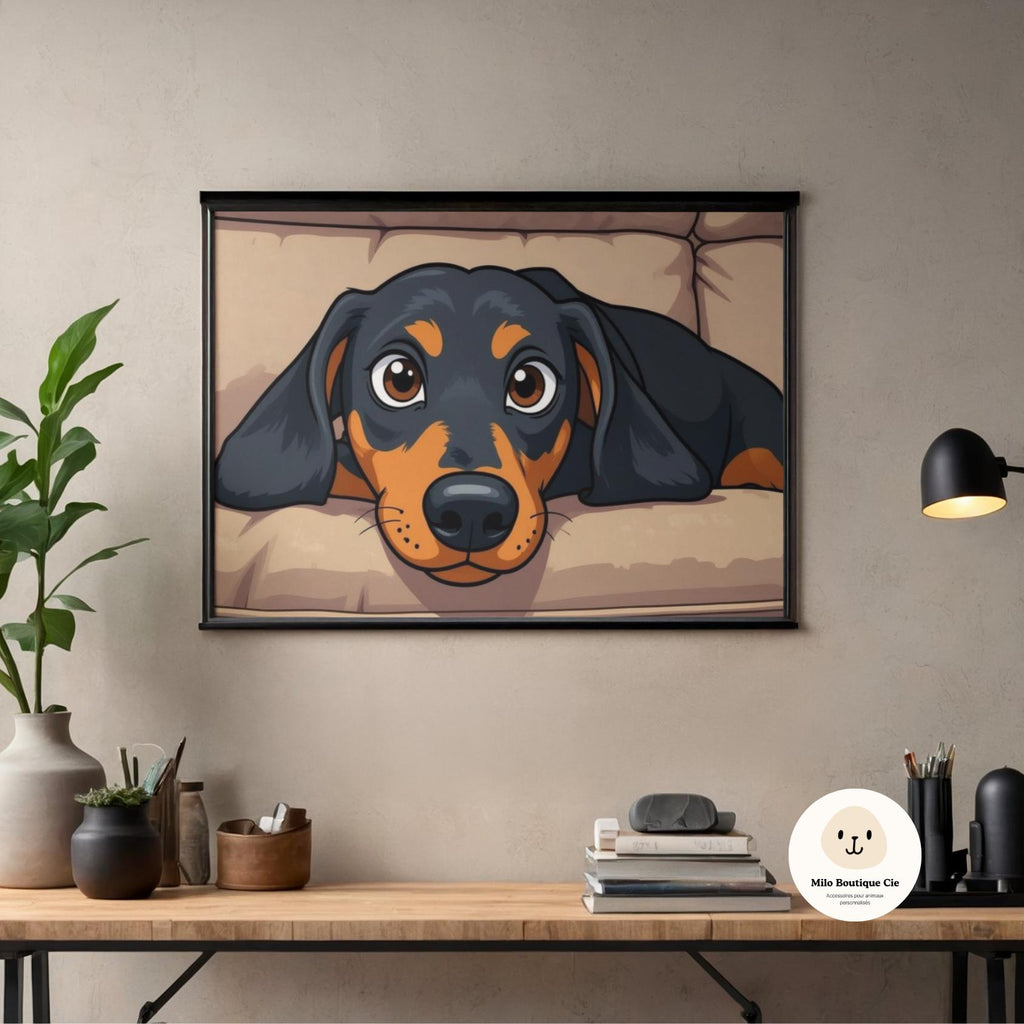 Portrait Personnalisé de Votre Animal – Cadre Photo Chien Chat