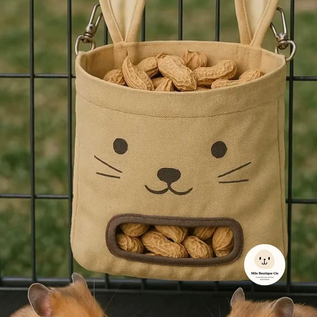 Mangeoire à Foin Suspendue pour Lapin et Rongeur – Pratique