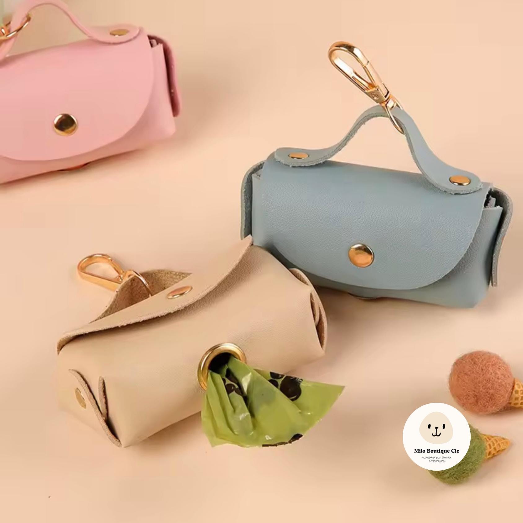 Distributeur de Sacs à Crottes pour Chien – Support Pratique et Design