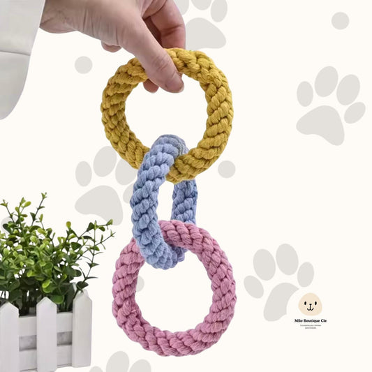 Corde Colorée pour Animaux de Compagnie – Jeu & Stimulation