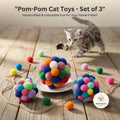 Boule en Laine pour Chat – Jouet Peluche Coloré et Interactif