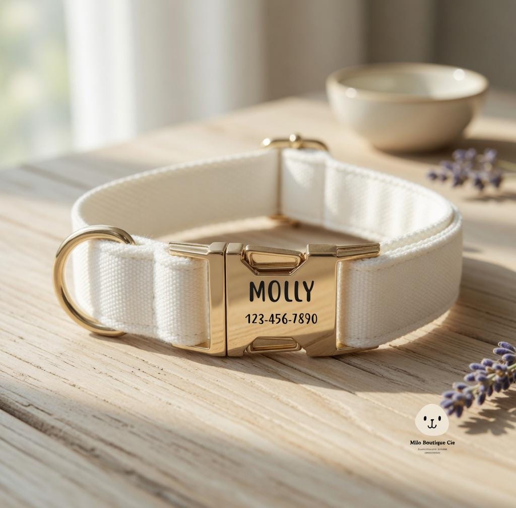 Collier gravé personnalisé pour chien et chat - vue 2