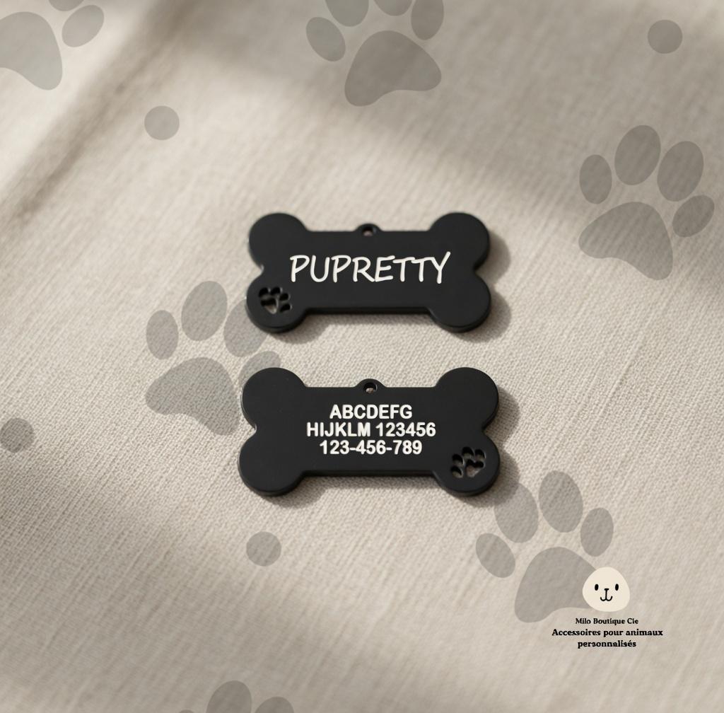 Médaille Chien Chat Personnalisée – Médaillon Gravé Sécurité