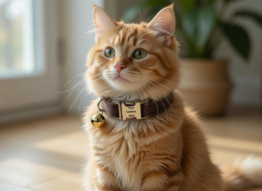 Colliers pour Chat Personnalisables en Velours & Métal – Chic, Doux et Unique