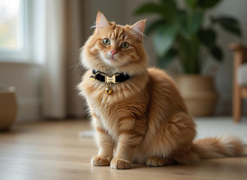 Collier Chat Velours Personnalisable – Collier Chic avec Médaille
