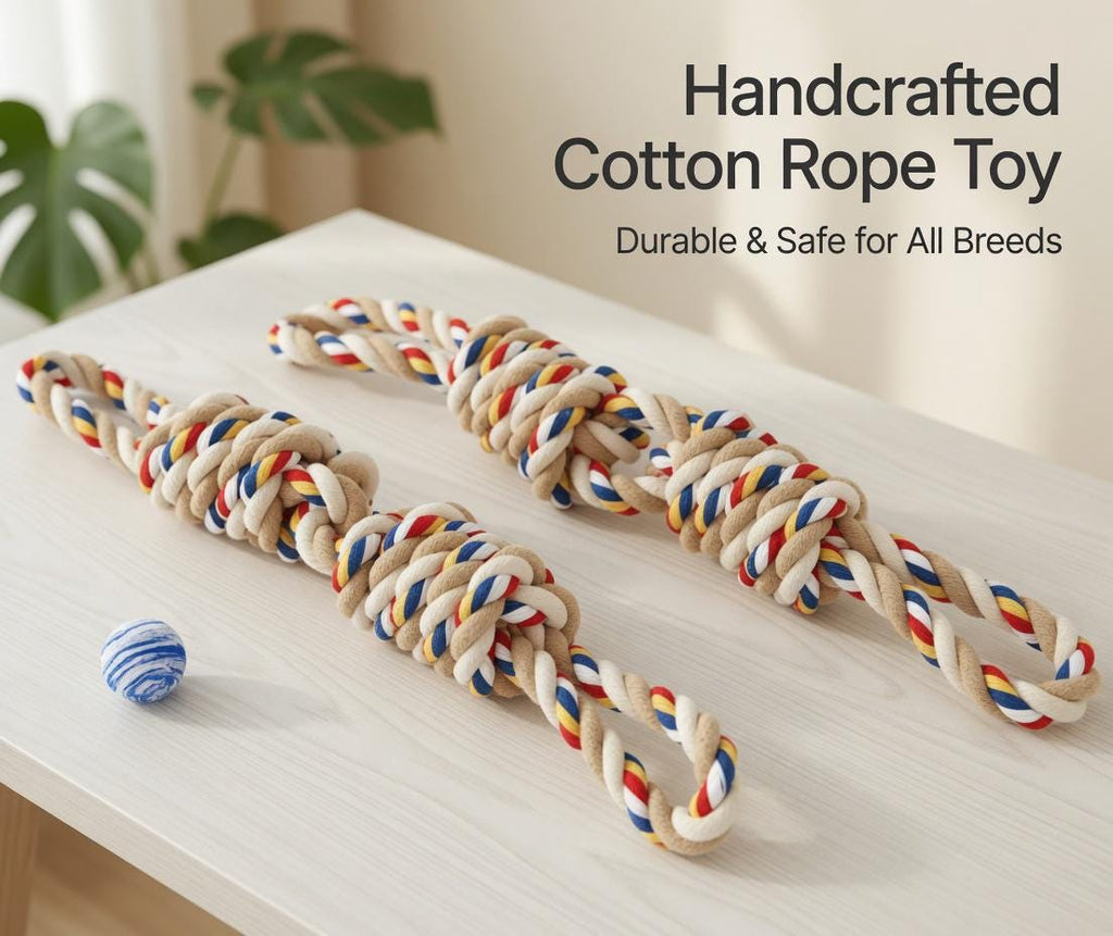 Jouet à Mâcher Corde Chien 45cm – Nettoyage Dents et Hygiène Dentaire